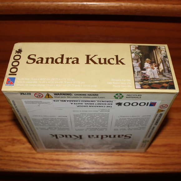 3/$55❤️Sure-Lox Sandra Kuck FLOWERS FOR HER 1000 pc puzzle DES FLEURS POR ELLE - Picture 6 of 8